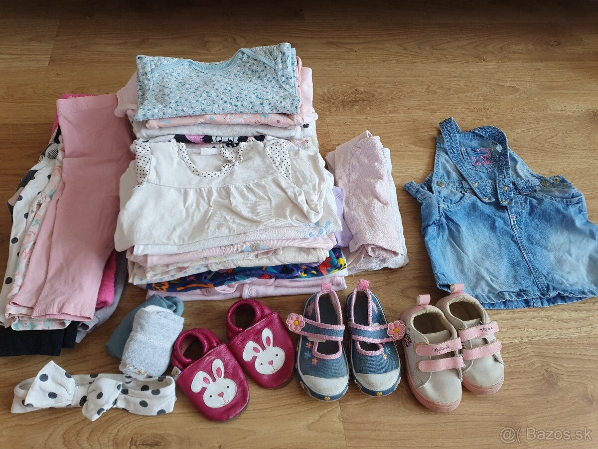 Balík oblečenia pre dievčatko 74
