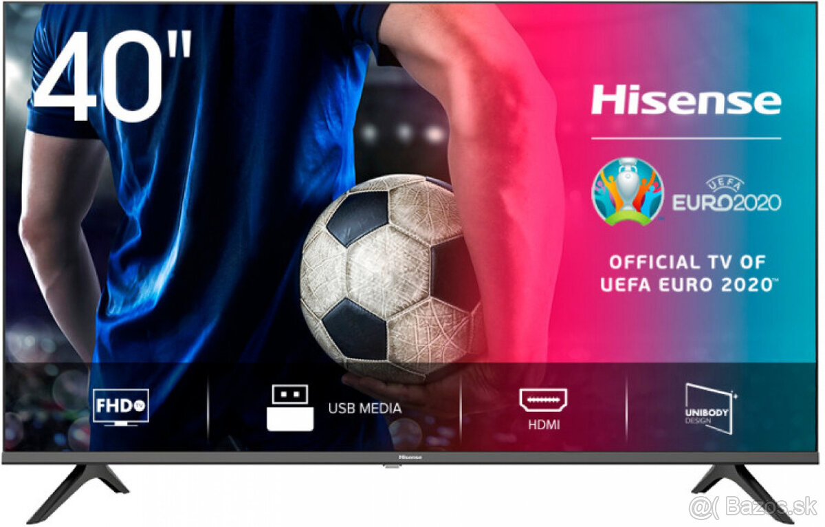 Predám čisto nový televízor Hisense 40A5100F + nástenný drži