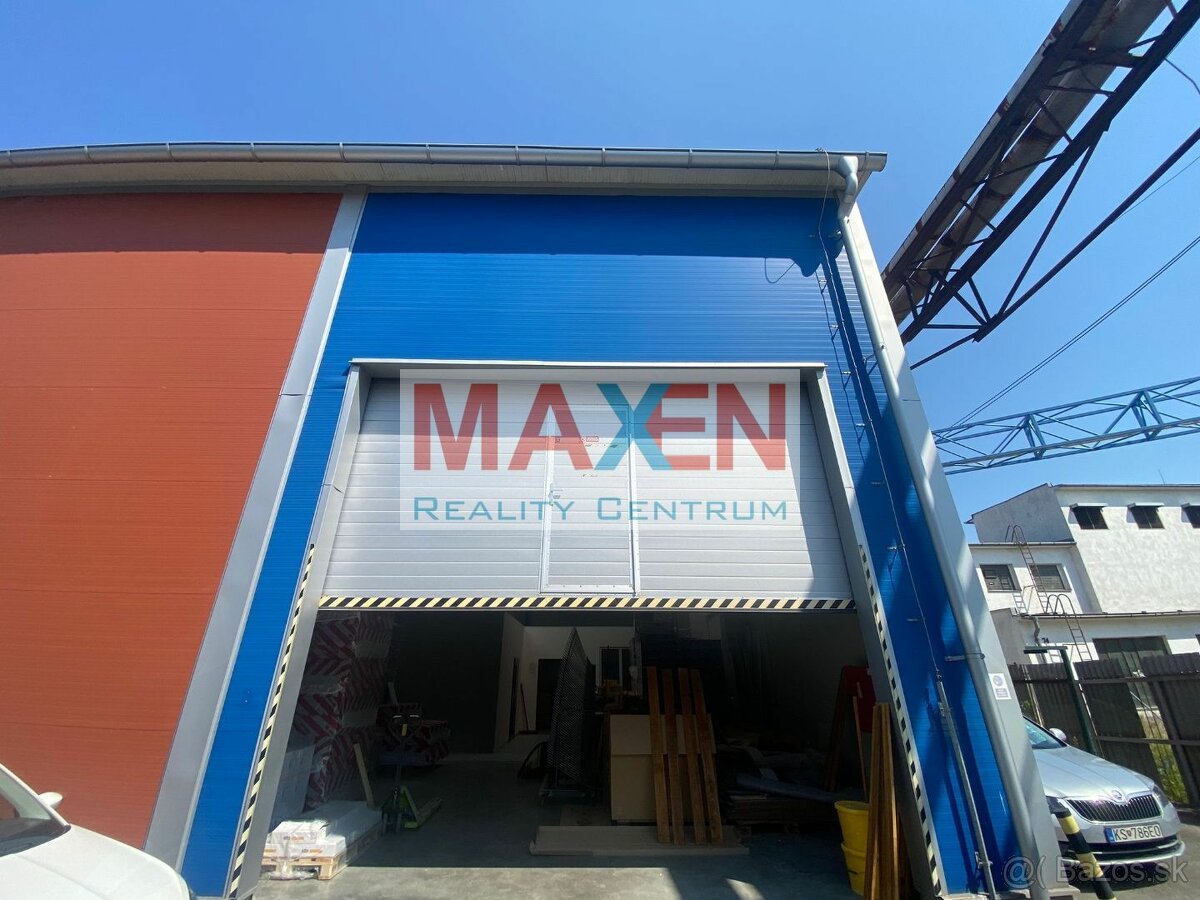 Predaj  : MAXEN HALA objekt pre výrobu a sklad 546 m2 s admi