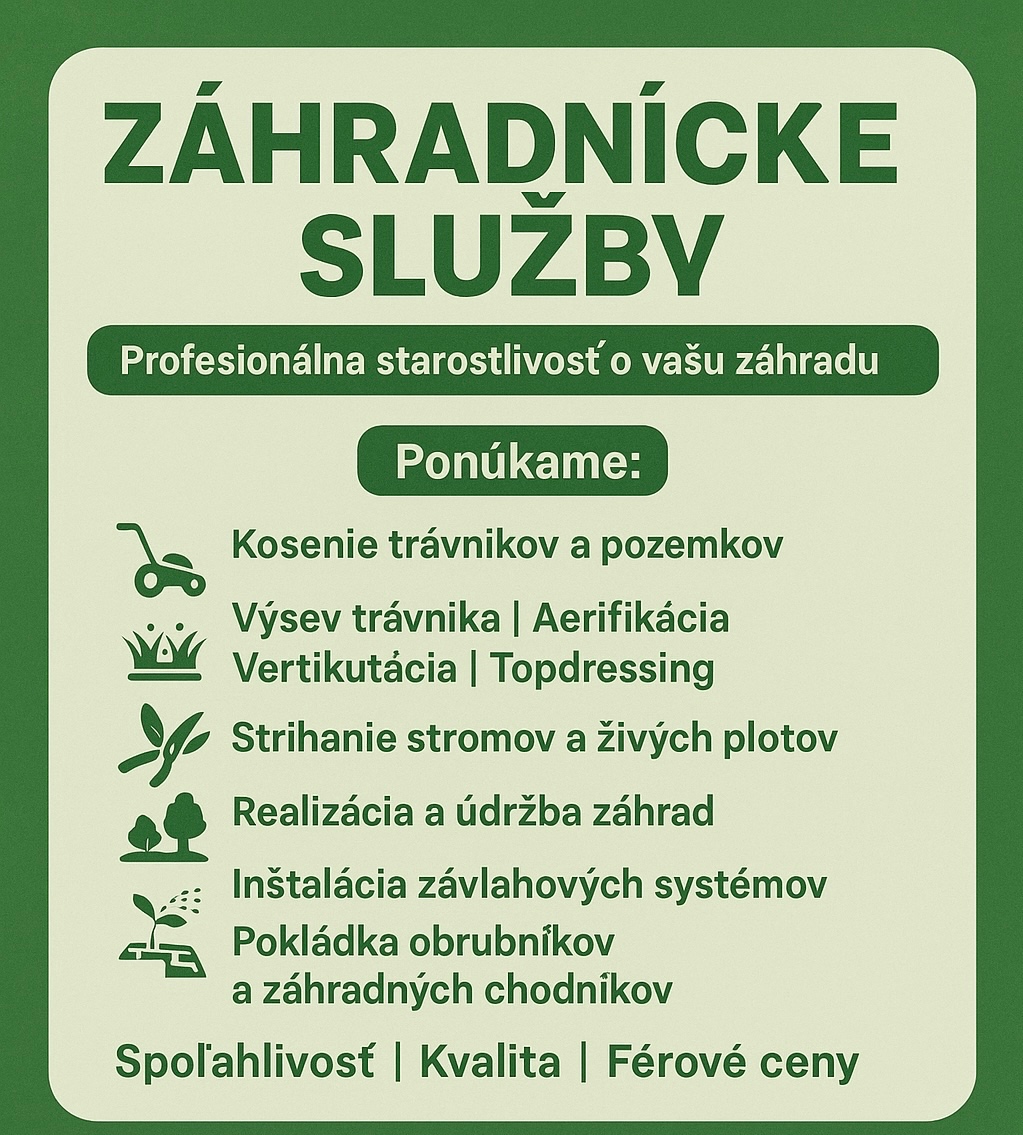 Záhradnícke služby