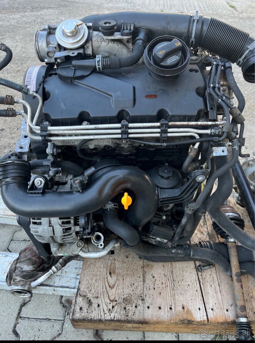 Predám motor na VW Jetta 1,9 TDi 77 kw typ BXE