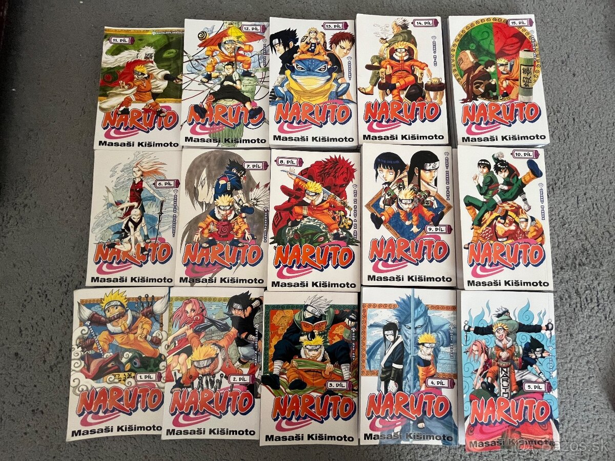 Naruto 1-15 diel