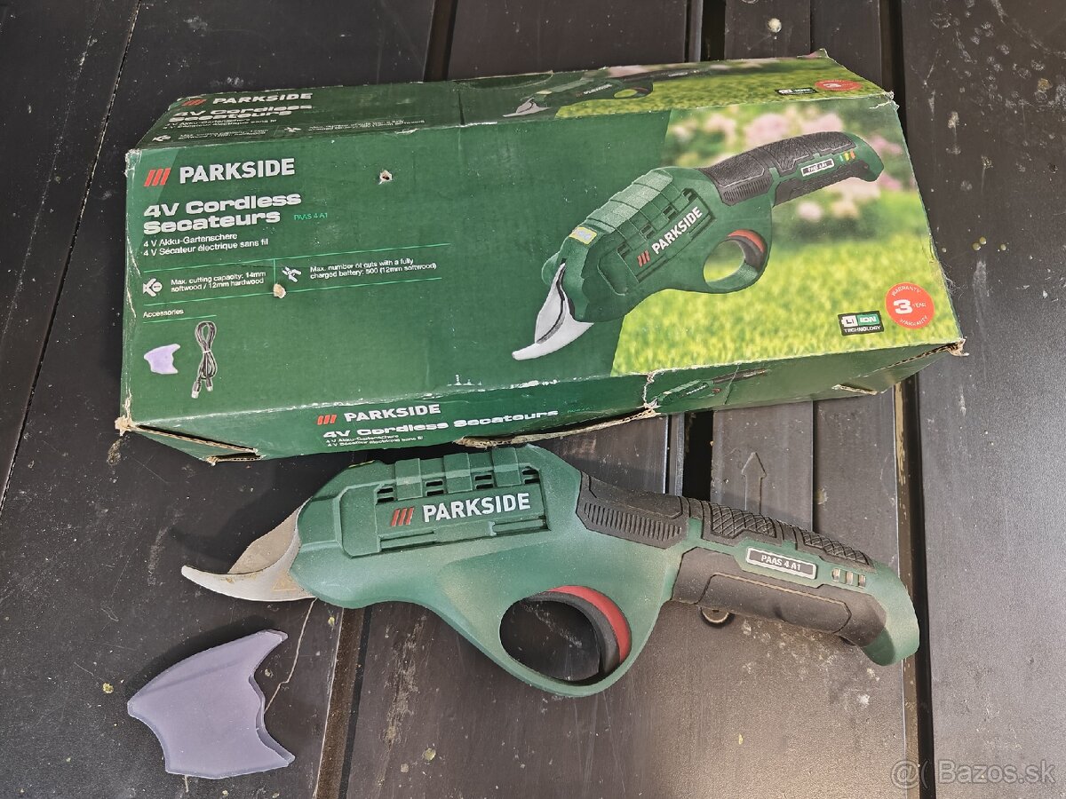Akumulátorové nožnice PARKSIDE nožnice PAAS 4V + USB kábel