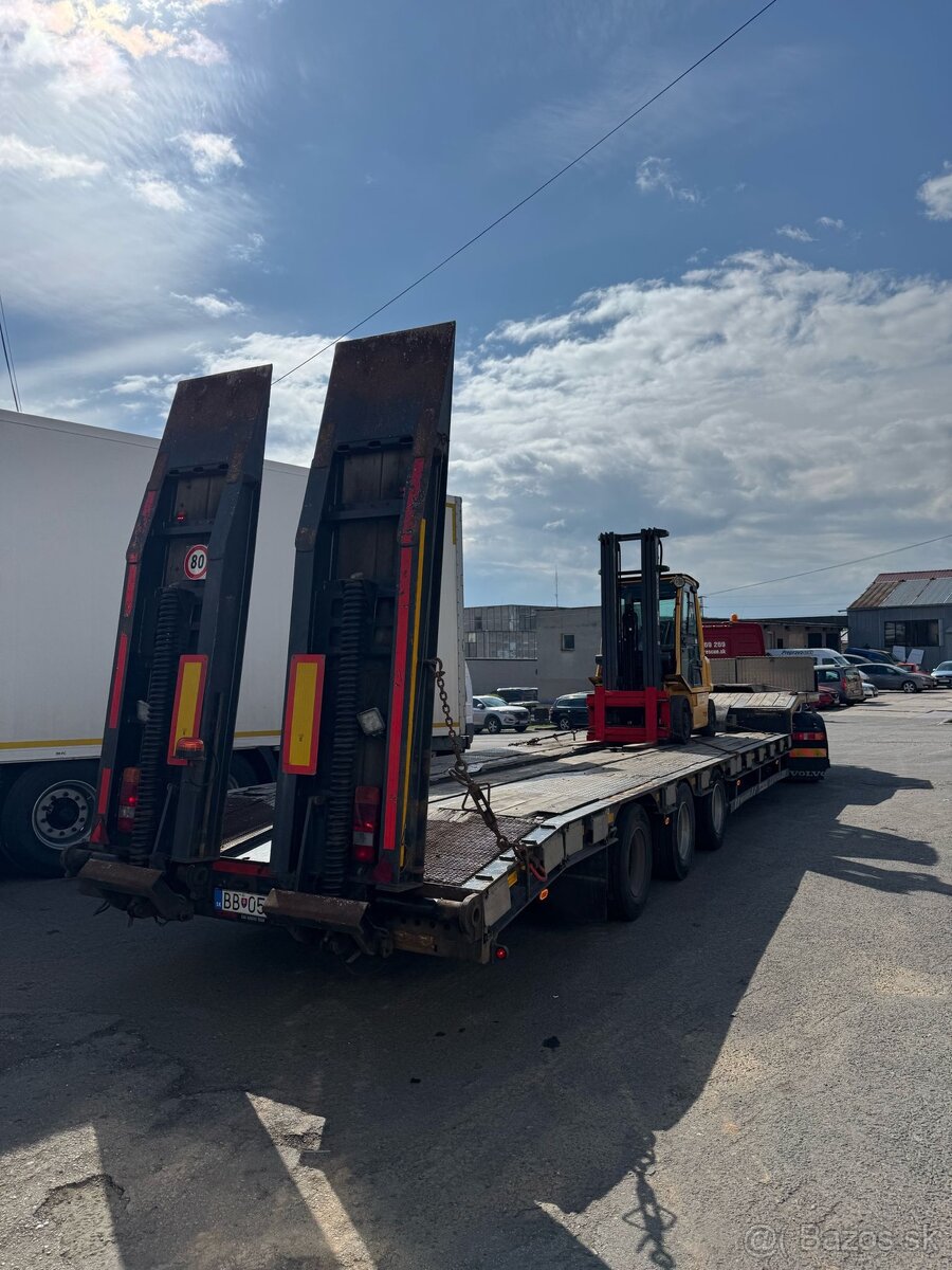 Súprava ťahač Volvo FM480 + podvalník Schwarzmuller