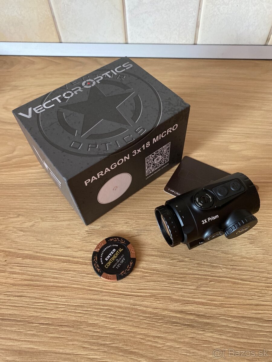 Predám nový prizmatický kolimator Vector Optics Paragon 3x