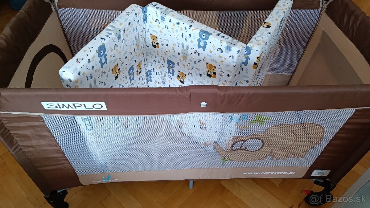 Cestovná postieľka s madracom