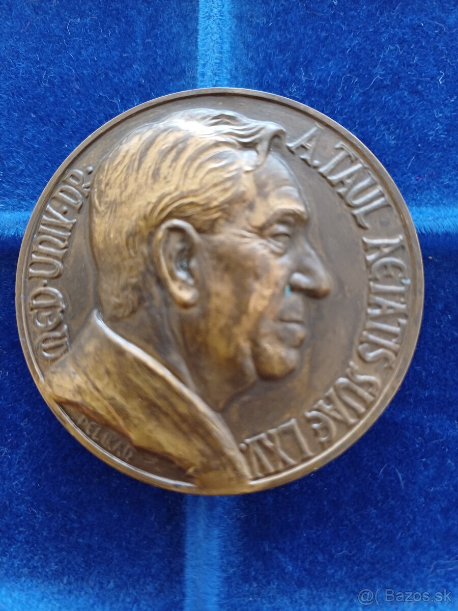 Pamätná medaila MUDr. Antonín Taul, portrét