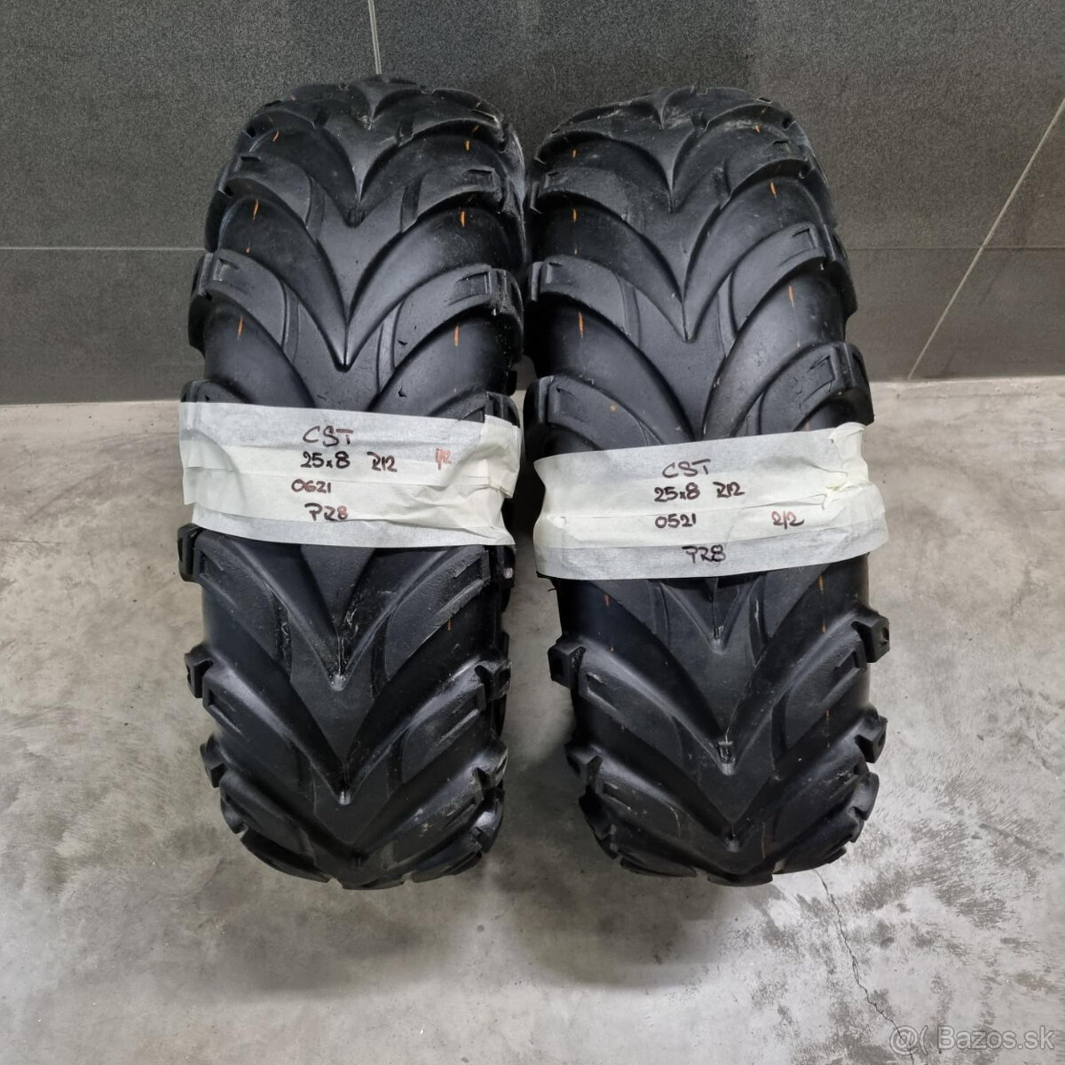 Letné pneumatiky štvorkolka 25x8 R12 CST DOT0621