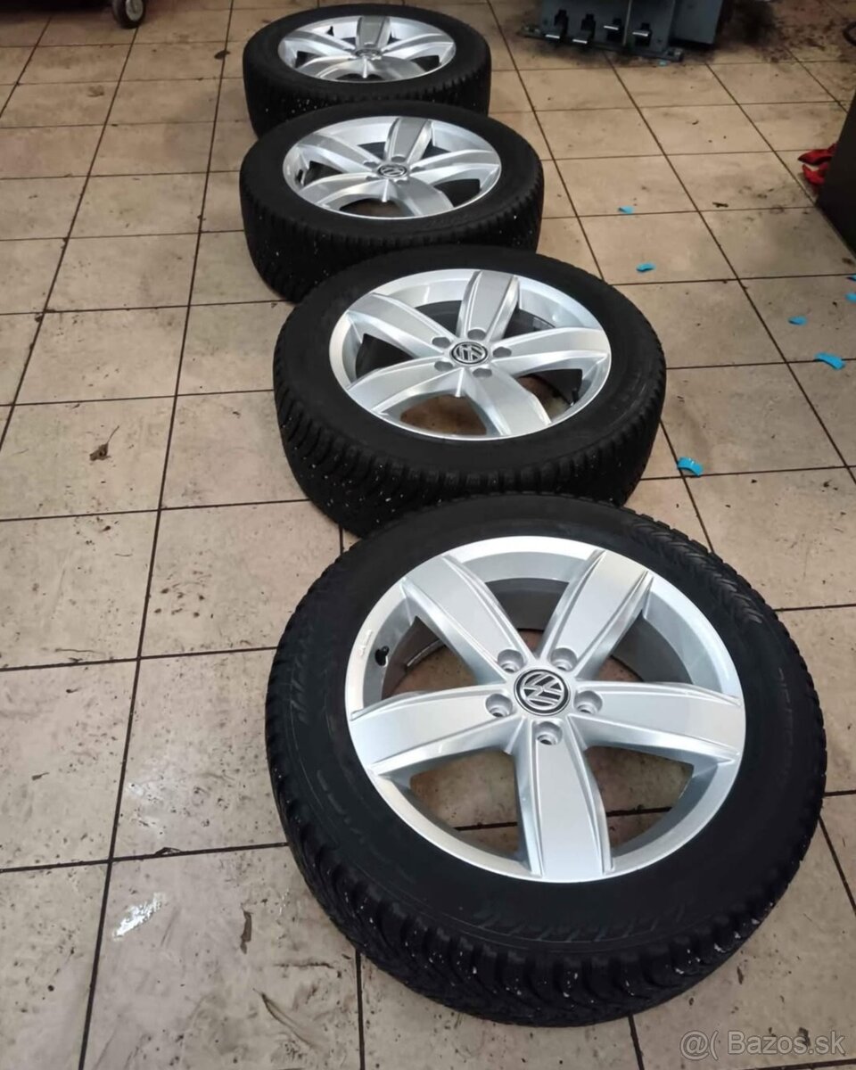 Disky 17" original VW + zimne pneu nokian