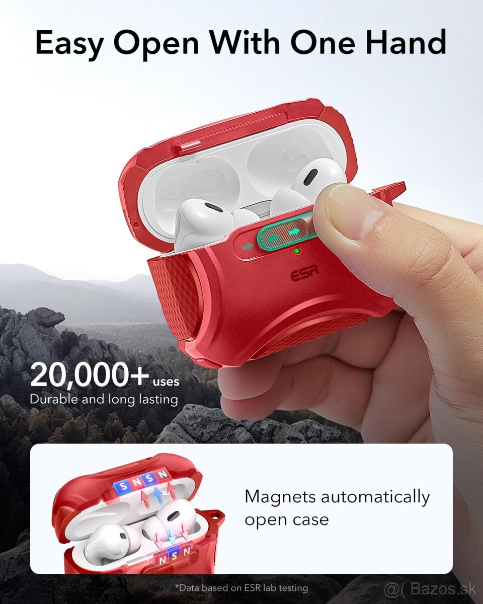 puzdro pre AirPods Pro 2, kompatibilné s AirPods Pro 2. a 1