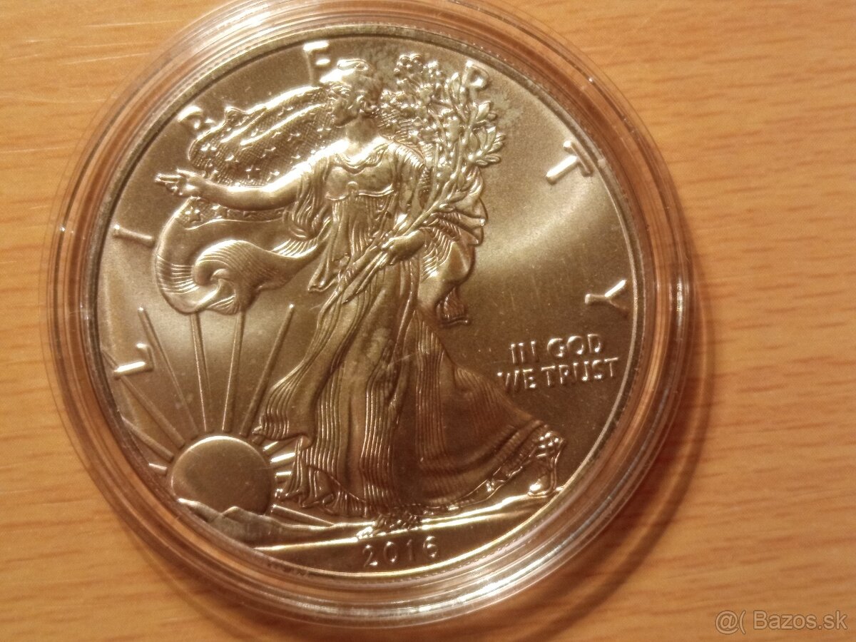 American Eagle 2016 – Investičné striebro USA