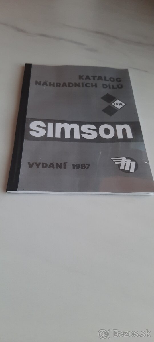 Simson dielenska prirucka Katalog ND