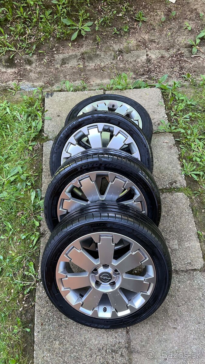 Opel Zafira B - Astra H, AL disky + pneu 225/45 R17
