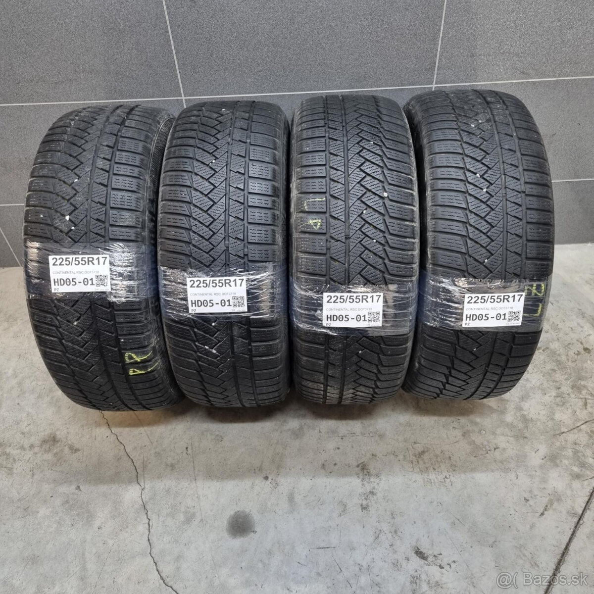 Zimné pneumatiky 225/55 R17 CONTINENTAL DOT3718