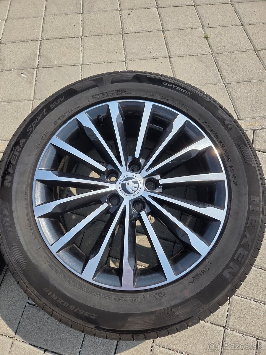 Elektróny 5 x 112 r 18 originál škoda kodiac