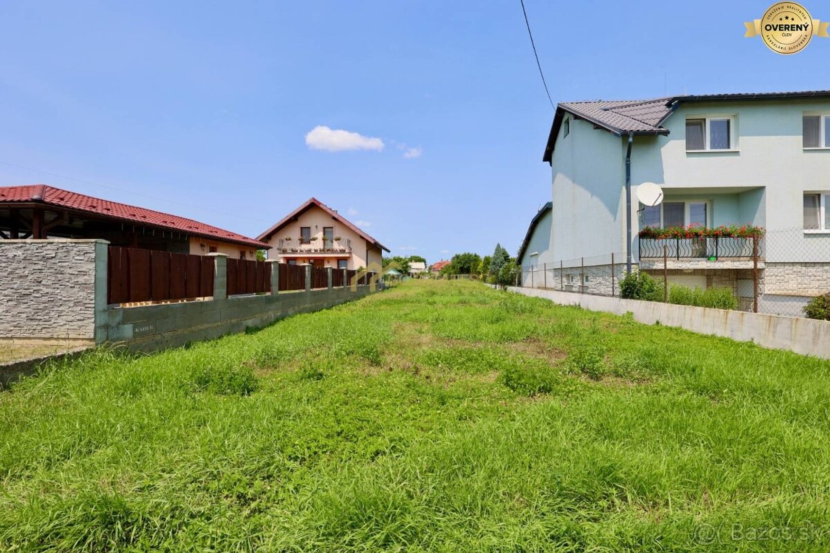 Pozemok na výstavbu rodinného domu v obci Krásnovce