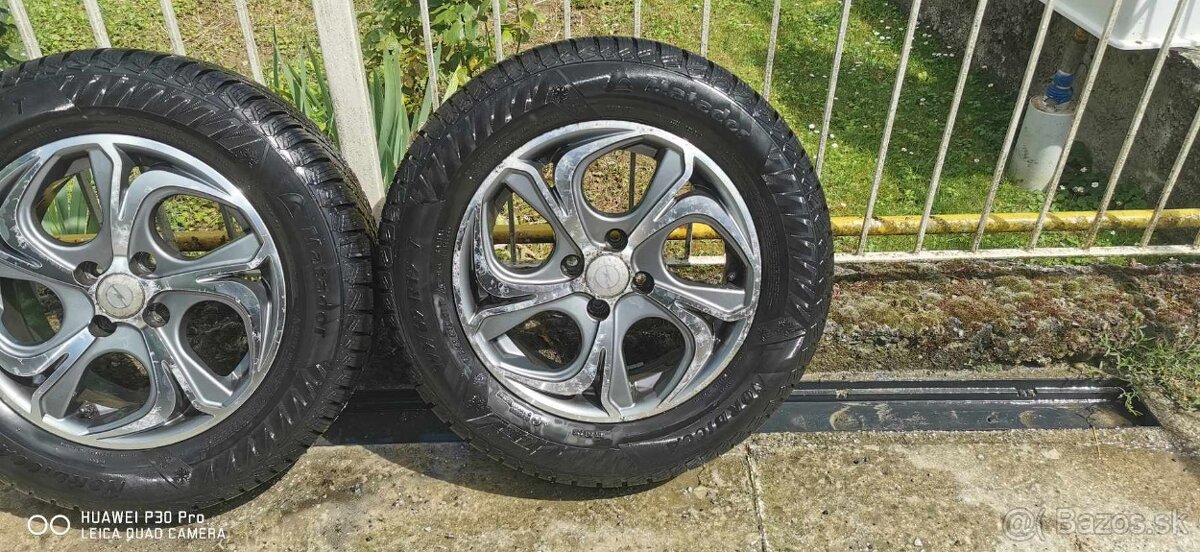 Alu disky RACINGLINE 4x100 R15 + ZIMNE PNEU