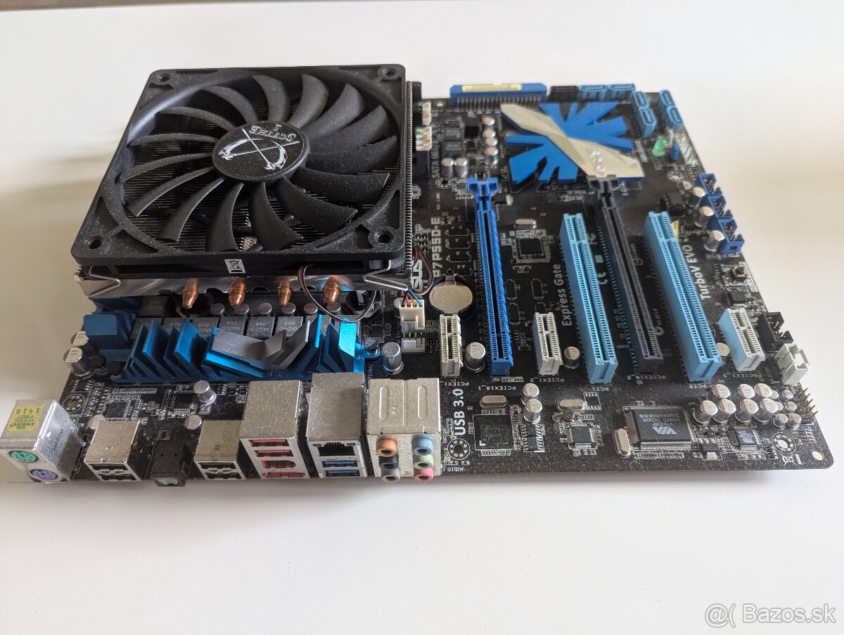 Set MB,CPU + chladic a RAM