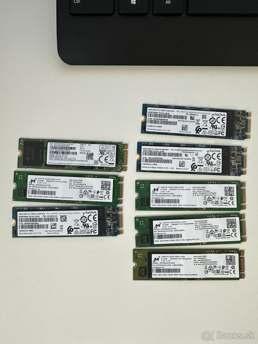 SATA 512GB SSD M.2