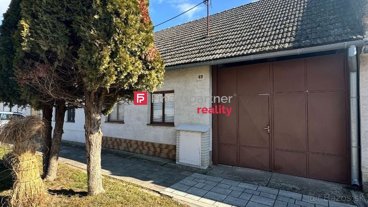 Štýlový vidiecky dom na predaj 14km od mesta Piešťany