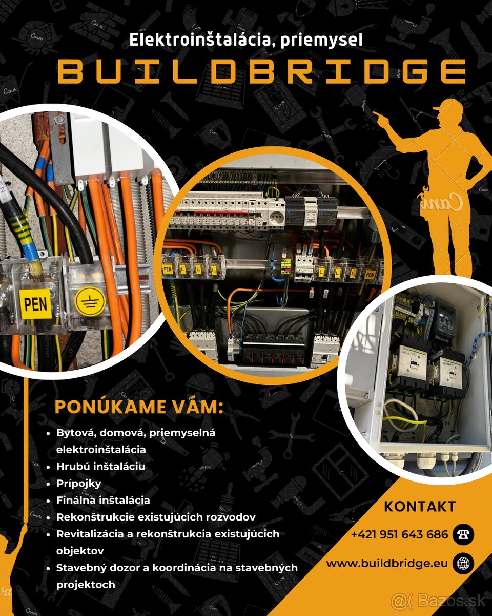 Kompletná elektroinštalácia