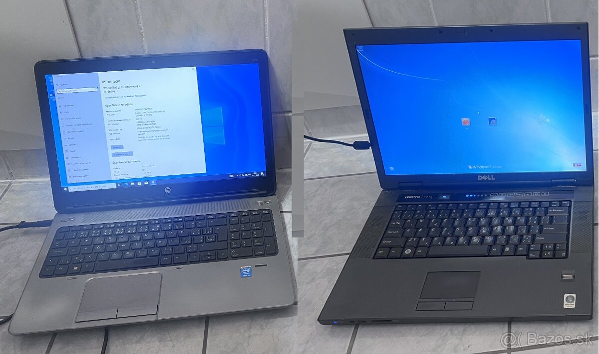Notebook HP a Dell 2x funkcny