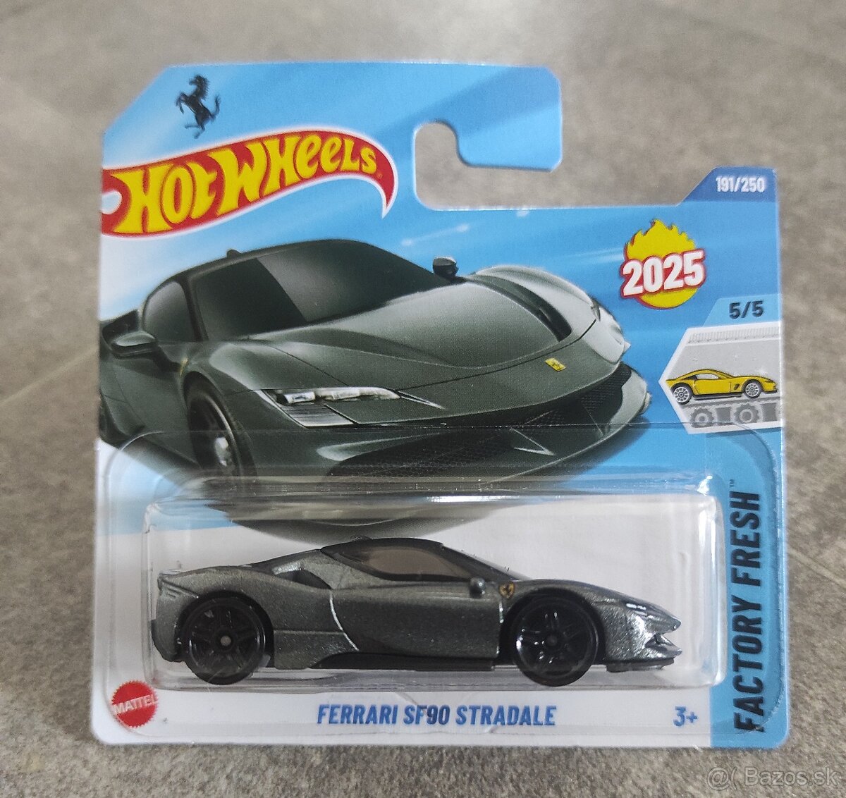 HOT WHEELS - Ferrari SF90 Stradale sivé - 2025