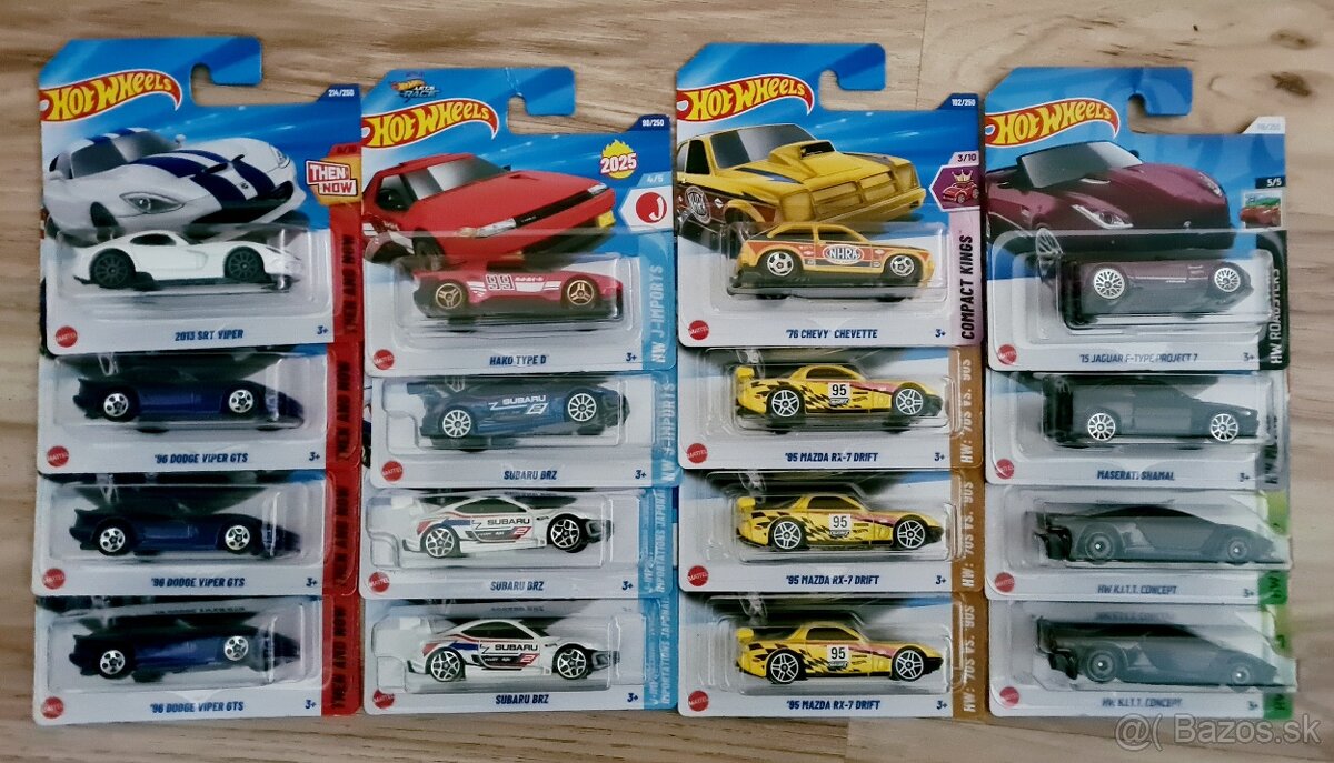Hotwheels Zberateľské Autíčka 2eura