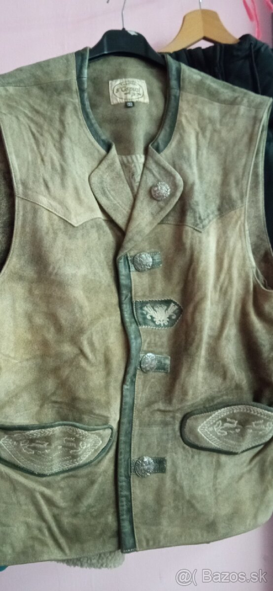 Predam tradicna kozena vesta nemecko