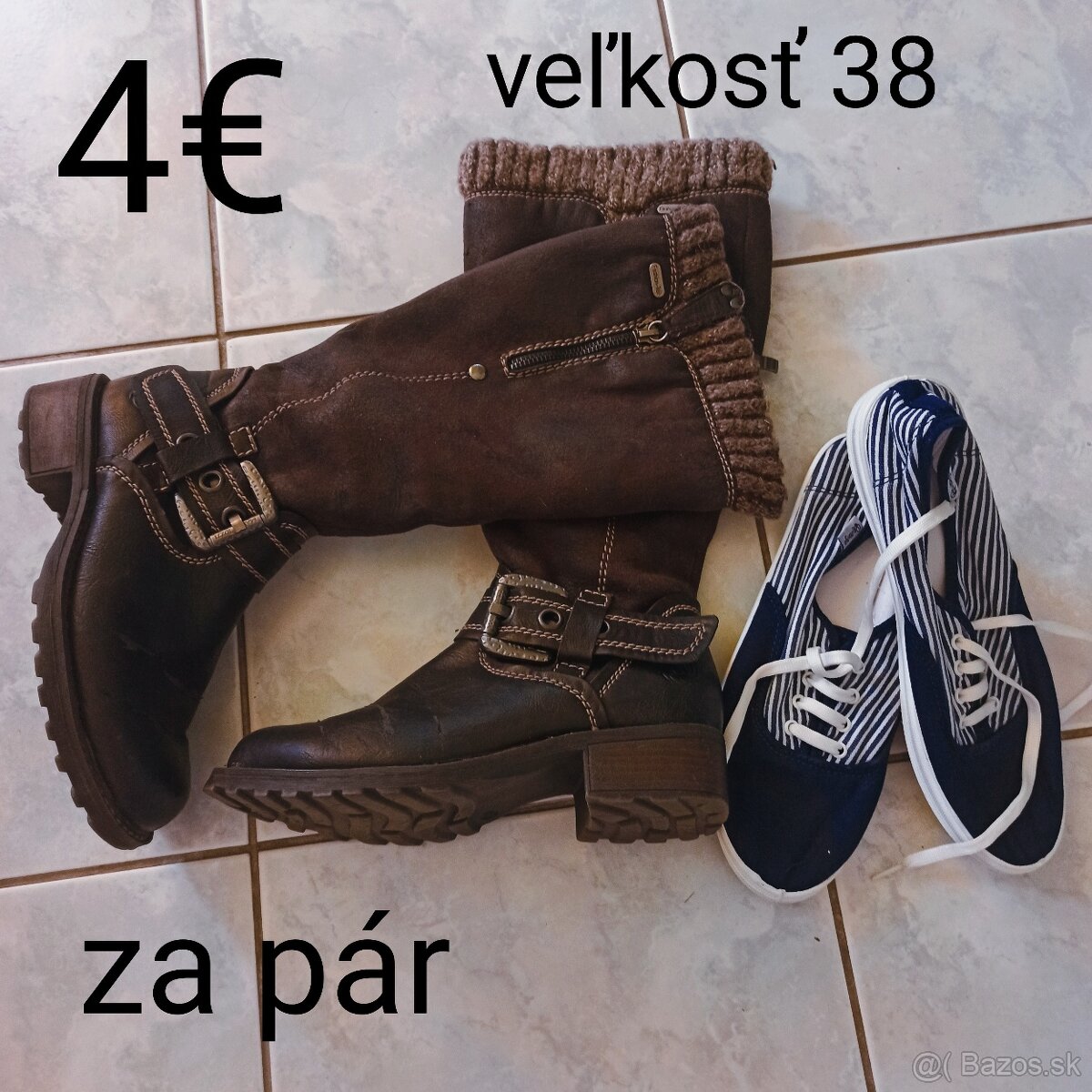 Dámska obuv veľkosť 37 38