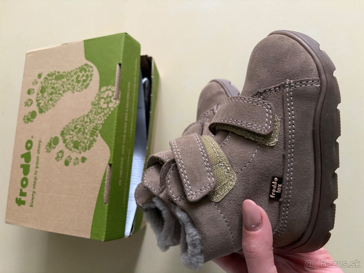 Froddo barefoot topanky detske zateplene vlnou