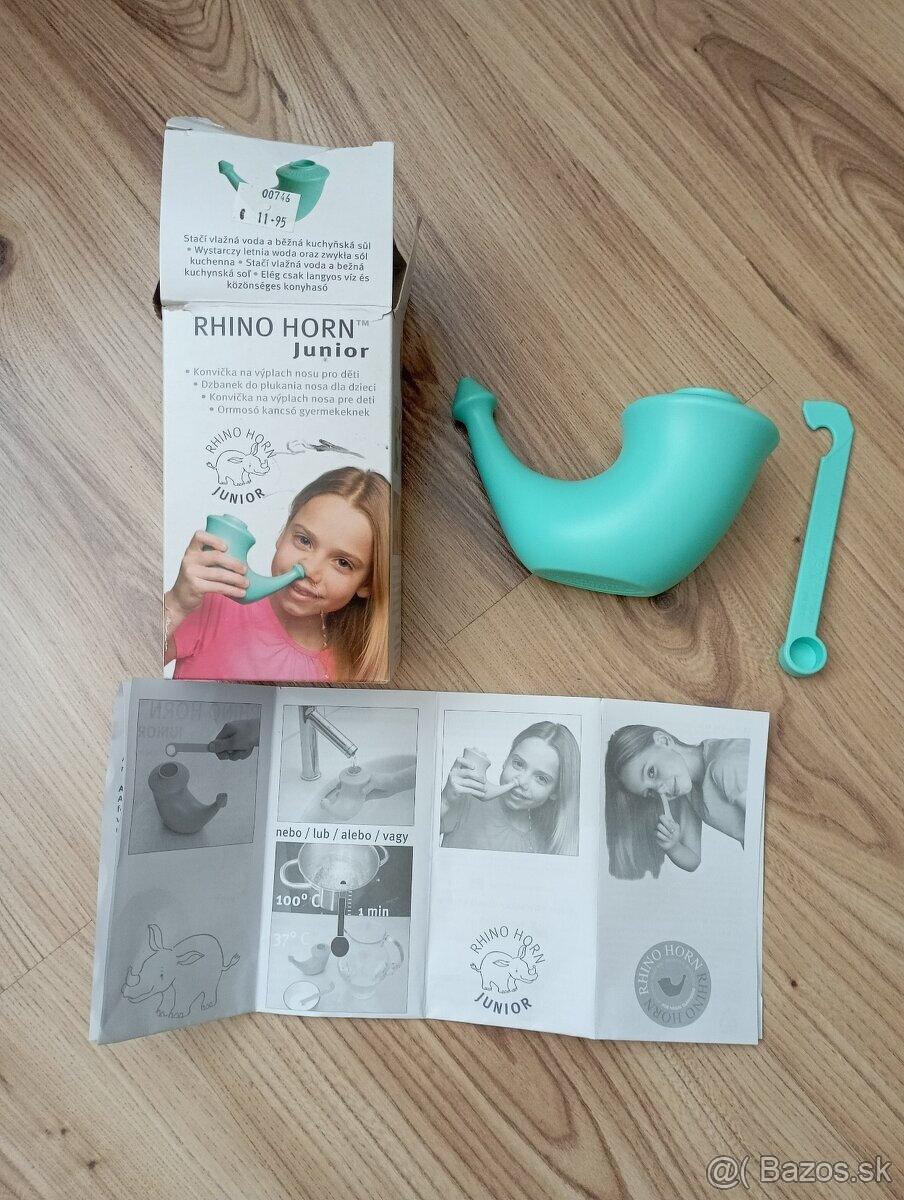Detská konvička na výplach nosa RHINO HORN Junior
