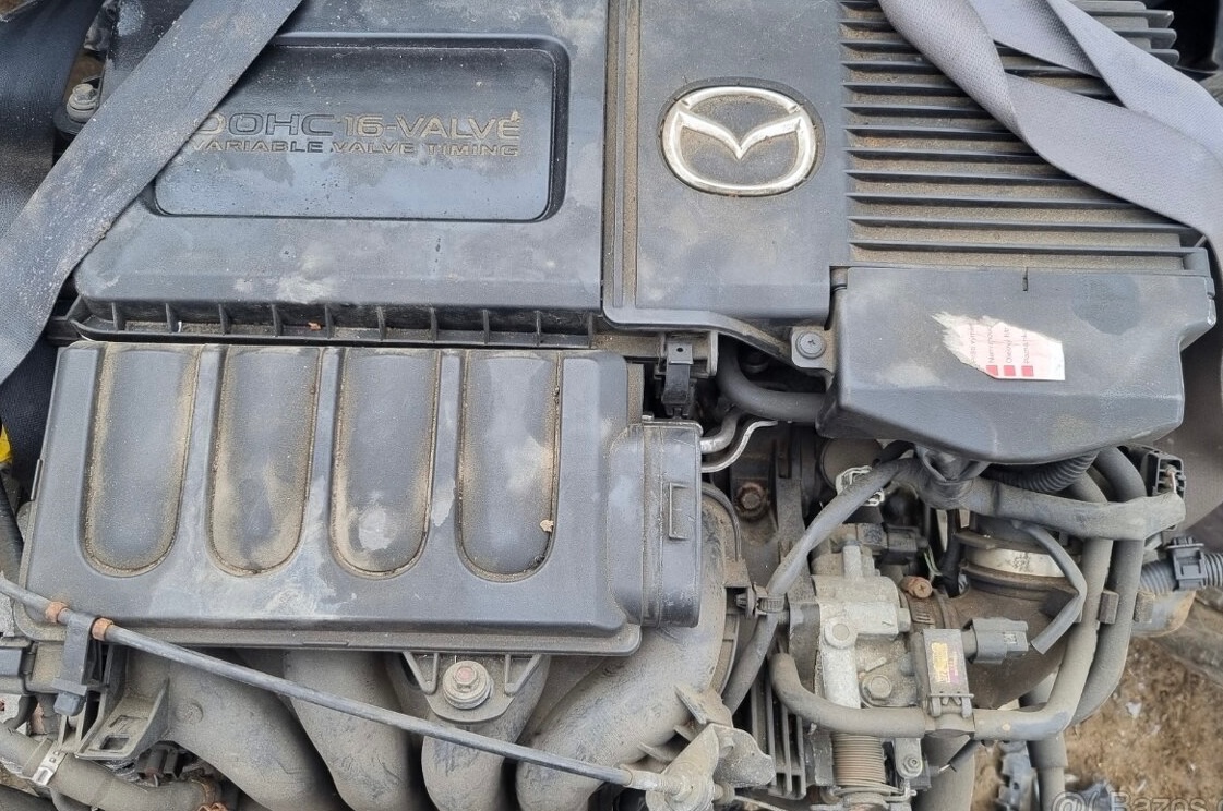 Mazda 3, 1.6i,77kw,2008,kompletní motor