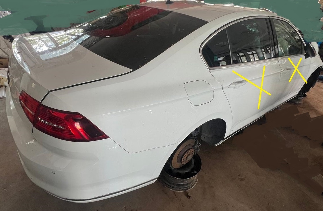 Volkswagen PASSAT B8 2.0TDi 2019 predám ZADNÝ NÁRAZNÍK ZADNÁ