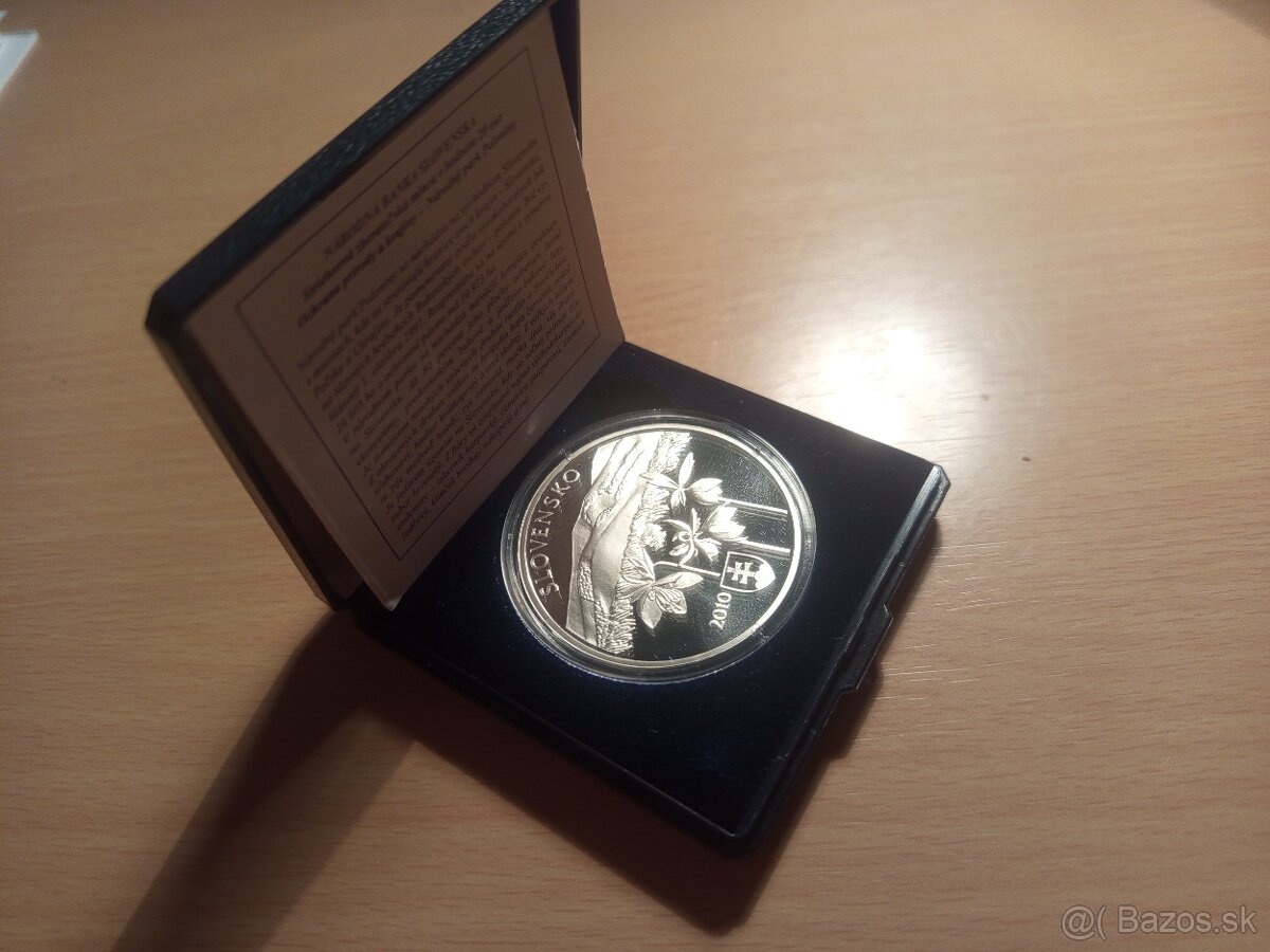 Národný park Poloniny 2019 20€ PROOF – Investičné striebro