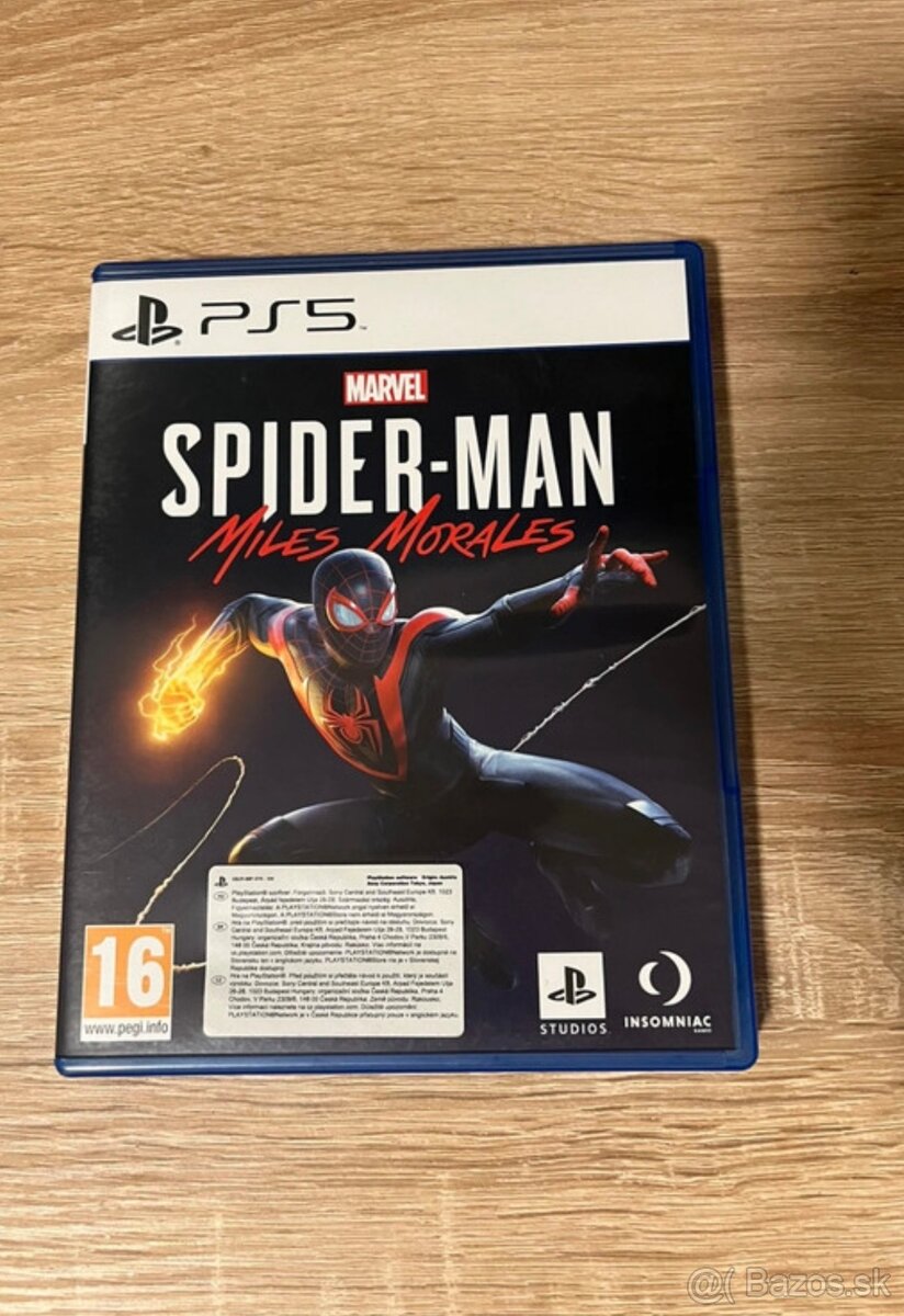 Spider mám miles morales ps5 cz