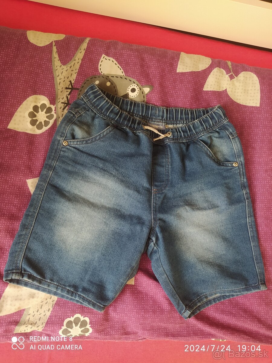 Chlapčenské kraťasy riflové