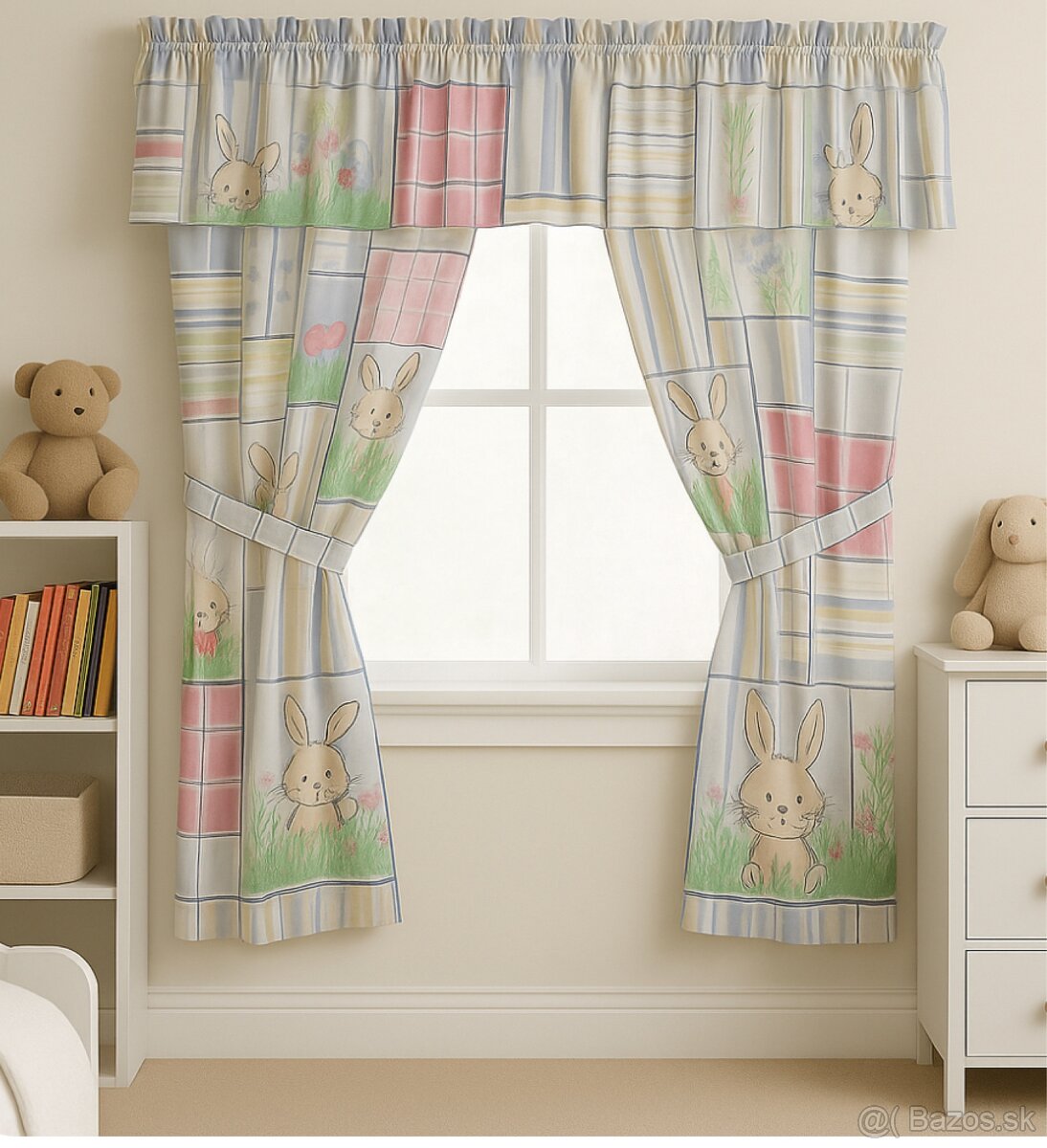 Retro záves do detskej izby