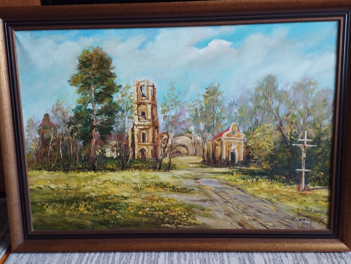 Predám obraz od V. Semančíka "Monastyr"