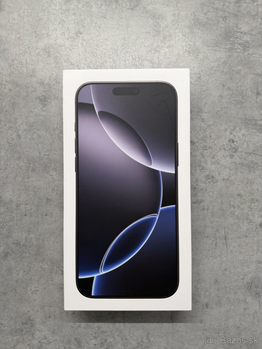 iPhone 16 Pro Max 256Gb Black Titanium Nový
