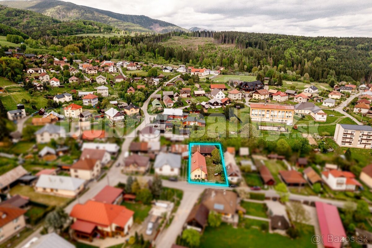 PREDAJ: Chalúpka na Dedine s pekným pozemkom pri potoku, 93