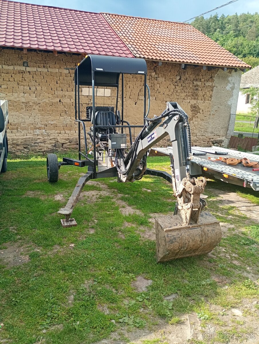 Predám minibager + príves