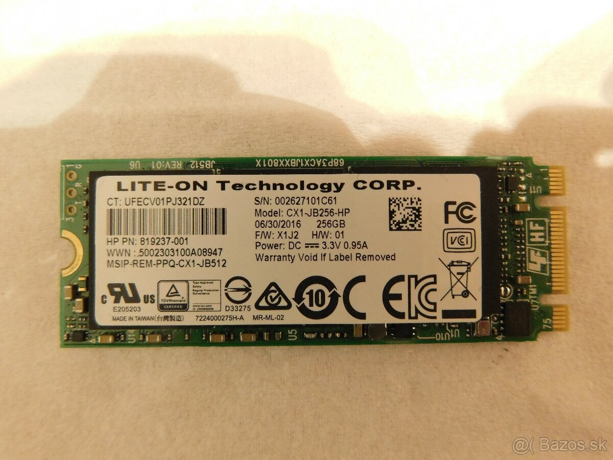 SSD Lite-On Technology CX1-JB256-HP 256 GB