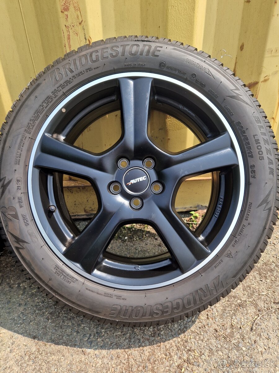 5x112 r17 kolesa skoda octavia 4 disky elektrony 205 55 17