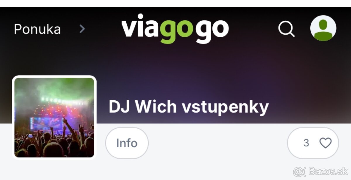Dj wich lístky O2 aréna