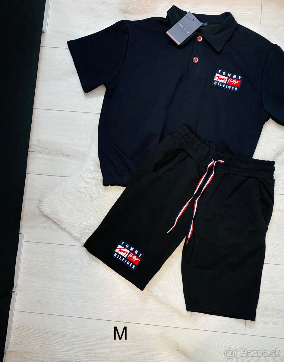 Cierna kratasova suprava Tommy hilfiger