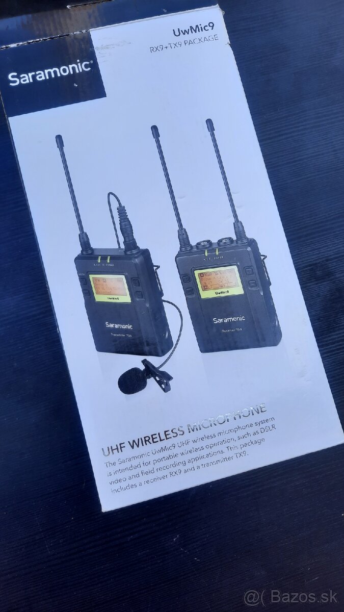 Bezdrôtový mikrofónny set Saramonic UwMic9 RX9+TX9 – ideálny