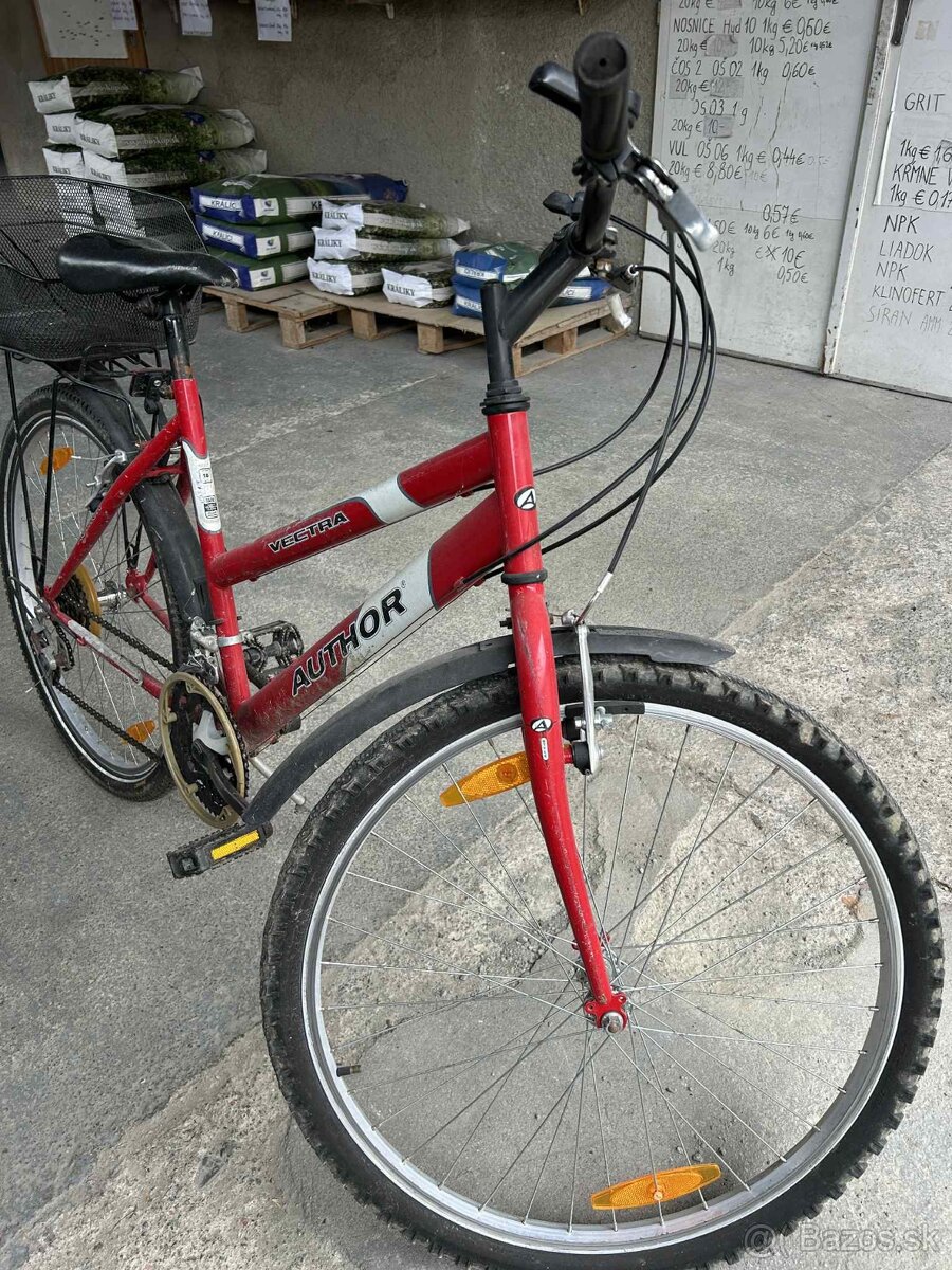 bicykel author na súčiastky