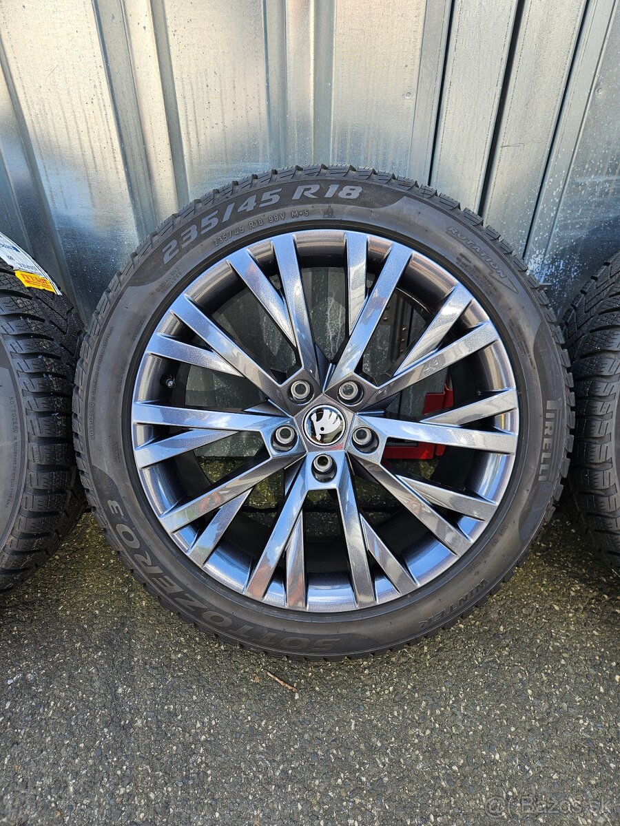 Zimní alu kola Antares 18" Škoda Superb 235/45 R18