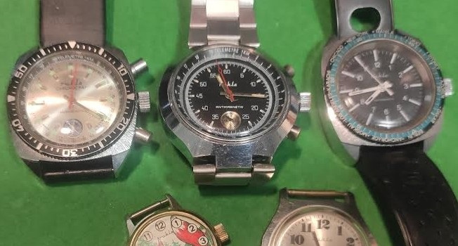 mechanické náramkové hodinky RUHLA vintage